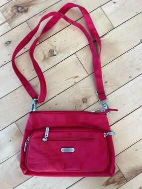 Baggallini Red Crossbody Organizer Bag